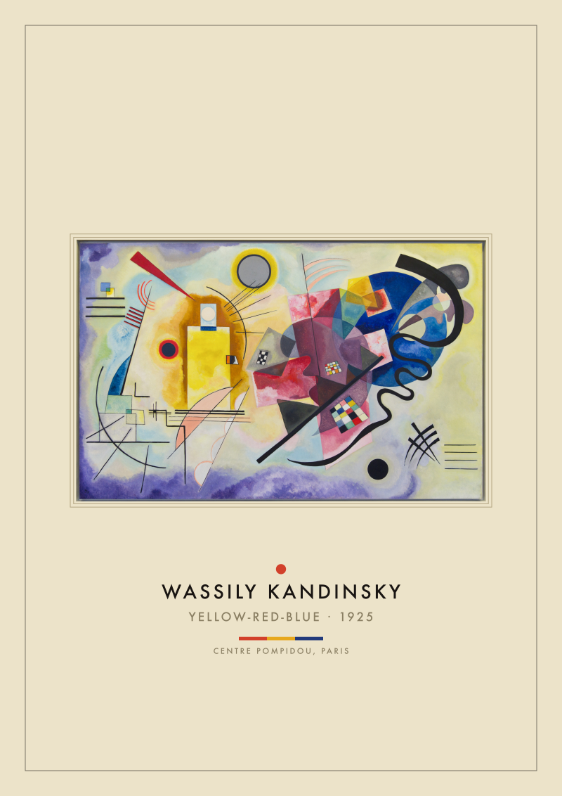 Wassily Kandinsky, Yellow-Red-Blue